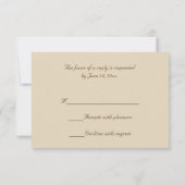 Venetian Gondolas - RSVPカード (裏面)