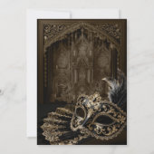 Venetian gothic Masquerade Party invitation 招待状 (裏面)