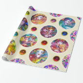 VENETIAN MARDI GRAS MASKS MASQUERADE顔 ラッピングペーパー (アンロールド)