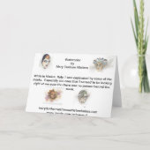 Venetian Masks Notecards by Mary Dunham Walters カード (裏面)