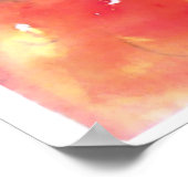 VENETIAN MASQUERADE顔 – 赤いマスク ポスター (角)