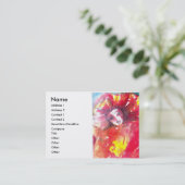 VENETIAN MASQUERADE顔 – 赤いマスク 名刺 (スタンド正面)