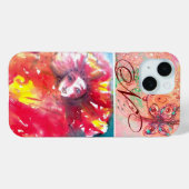 VENETIAN MASQUERADE – 赤モノグラムのマスク Case-Mate iPhoneケース (裏面 (横))