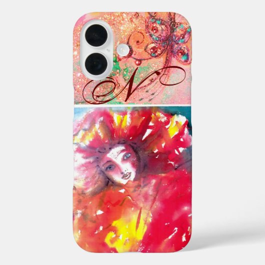 VENETIAN MASQUERADE – 赤モノグラムのマスク Case-Mate iPhoneケース (裏面)