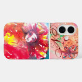 VENETIAN MASQUERADE – 赤モノグラムのマスク Case-Mate iPhoneケース (裏面 (横))