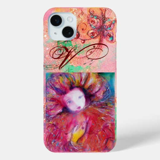 VENETIAN MASQUERADE – 赤モノグラムのマスク Case-Mate iPhoneケース (裏面)