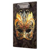 Venetian Masquerade Golden Mask クリップボード (左)