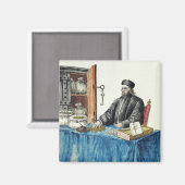 Venetian Moneylener、本図解入りの、写真付きのから マグネット (正面/裏面)