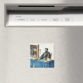 Venetian Moneylener、本図解入りの、写真付きのから マグネット (インサイチュ (食洗機))