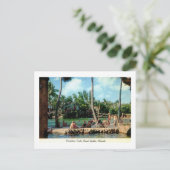 Venetian Pool, Coral Gables, Floridaヴィンテージ ポストカード (スタンド正面)