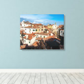 Venetian Rooftops and Terraces キャンバスプリント (インサイチュ (ウッドフロア))