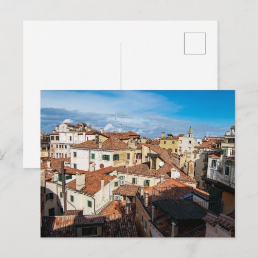 Venetian Rooftops and Terraces ポストカード (正面/裏面)