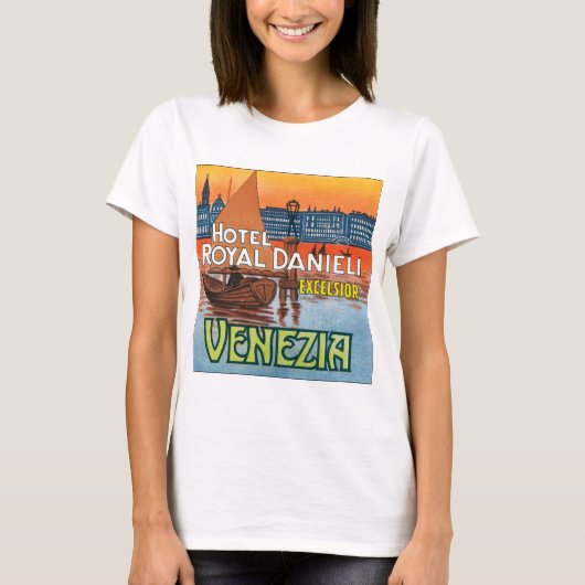 Veneziaのホテル王室のなDanieli Tシャツ (正面)