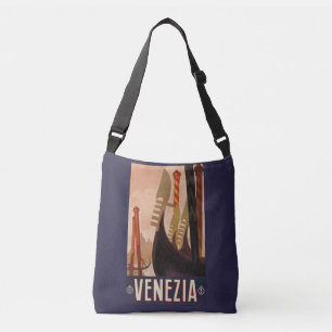 Veneziaベニスイタリアのヴィンテージ旅行バッグ クロスボディバッグ