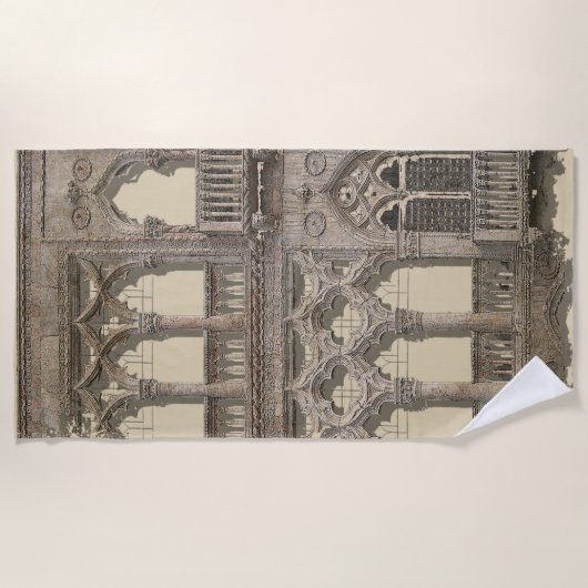 Venezia D'Oro ビーチタオル (正面)