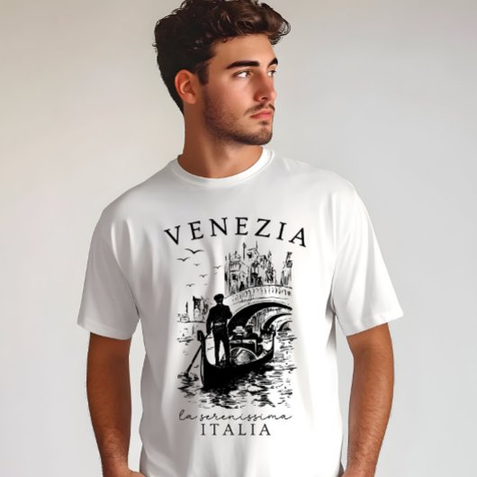 Venezia La Serenissima – Venice Italy Travel Tシャツ