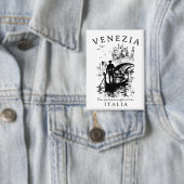 Venezia La Serenissima – Venice Travel Souvenir 缶バッジ (インサイチュ)