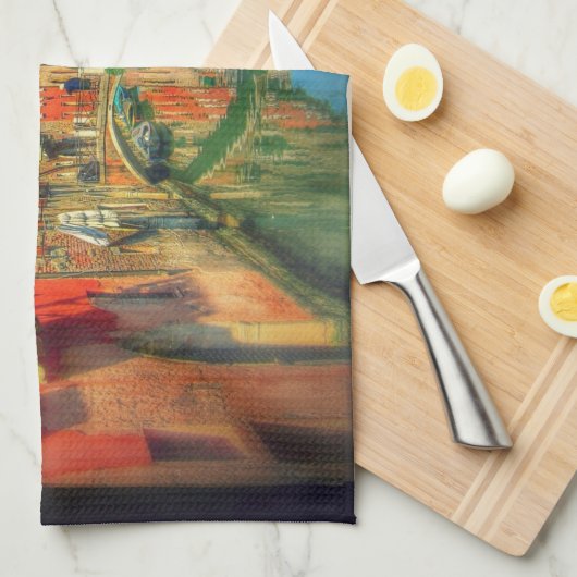 Venezia's Dream キッチンタオル (四つ折り)