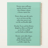 Venezia's Dream プランナー手帳 (裏面)