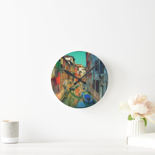 Venezia's Dream ラウンド壁時計 (ホーム)