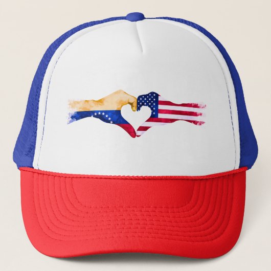 🇻🇪❤️🇺🇸 “Venezolano en USA” キャップ (正面)