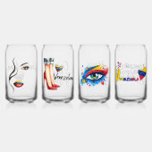 Venezolanos Artísticos – Orgullo, Mujer Venezolana ガラス缶 (正面)