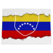 Venezualaの旗 ラージペーパーバッグ (正面)