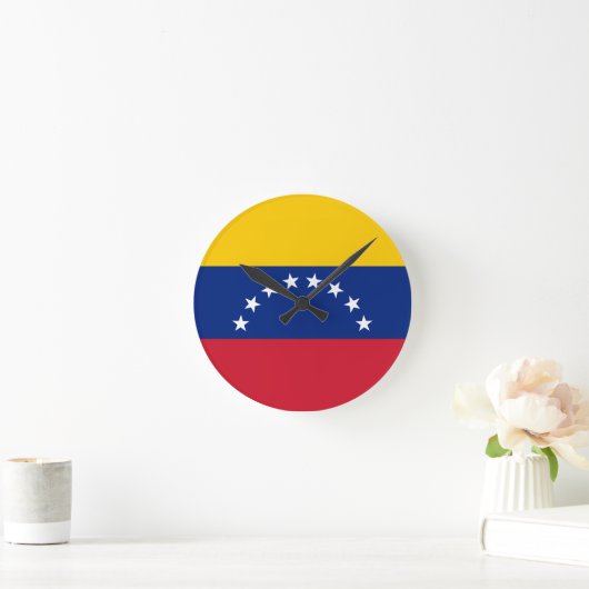 Venezuela ラウンド壁時計 (ホーム)
