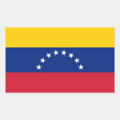 Venezuela 長方形シール (正面)