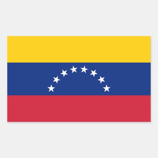 Venezuela 長方形シール (正面)