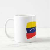 Venezuela and Spain flags together コーヒーマグカップ (左)