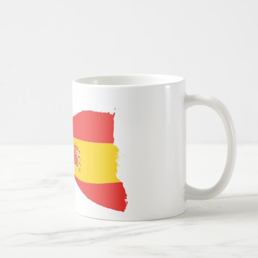 Venezuela and Spain flags together コーヒーマグカップ (右)