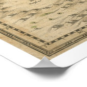 Venezuela by Hondius Map - 1630 ポスター (角)