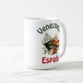 Venezuela + España – fusión de raíces y orgullo コーヒーマグカップ (正面右)