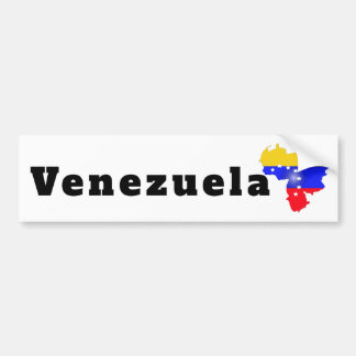 Venezuela flag バンパーステッカー
