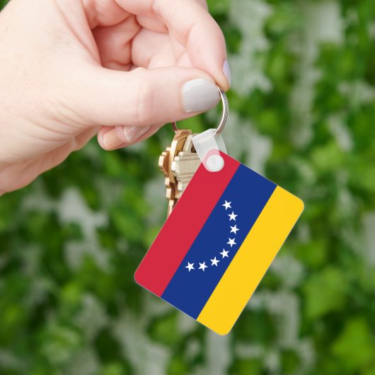 Venezuela flag keychain gift キーホルダー (手)