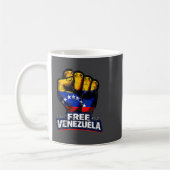 Venezuela Flag Venezuela Libre 2026  コーヒーマグカップ (左)