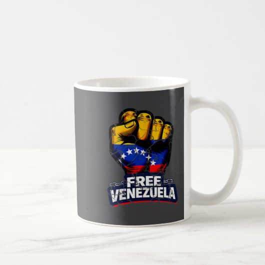 Venezuela Flag Venezuela Libre 2026  コーヒーマグカップ (右)
