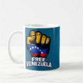 Venezuela Flag Venezuela Libre 2026  コーヒーマグカップ (左)