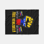 Venezuela Flag Venezuela Libre 2026  フリースブランケット (正面(横))
