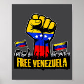 Venezuela Flag Venezuela Libre 2026  ポスター (正面)