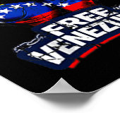 Venezuela Flag Venezuela Libre 2026  ポスター (角)