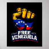 Venezuela Flag Venezuela Libre 2026  ポスター (正面)