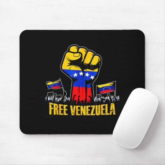 Venezuela Flag Venezuela Libre 2026  マウスパッド (マウス)