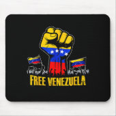 Venezuela Flag Venezuela Libre 2026  マウスパッド (正面)