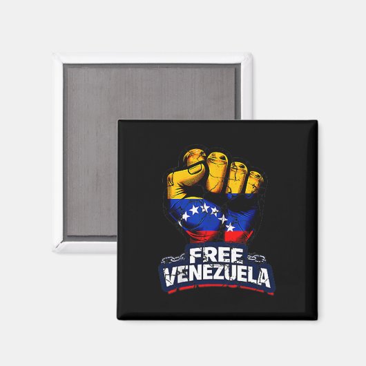 Venezuela Flag Venezuela Libre 2026  マグネット (正面/裏面)