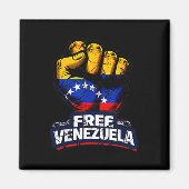 Venezuela Flag Venezuela Libre 2026  マグネット (正面)