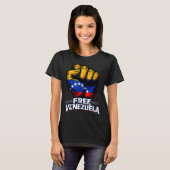 Venezuela Flag Venezuela Libre 2026  Tシャツ (正面フル)