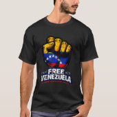 Venezuela Flag Venezuela Libre 2026  Tシャツ (正面)