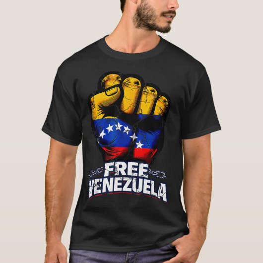 Venezuela Flag Venezuela Libre 2026  Tシャツ (正面)